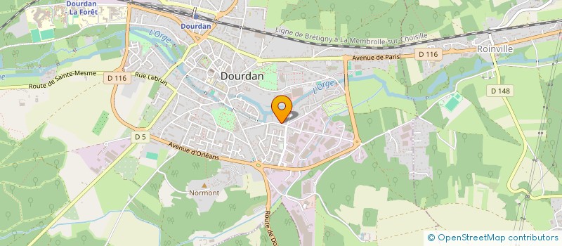 localisation de l'entreprise MONSIEUR ALIOU THIOUNE à DOURDAN
