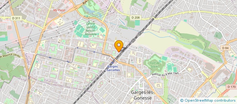 localisation de l'entreprise MONSIEUR ALIOU TRAORE à SARCELLES