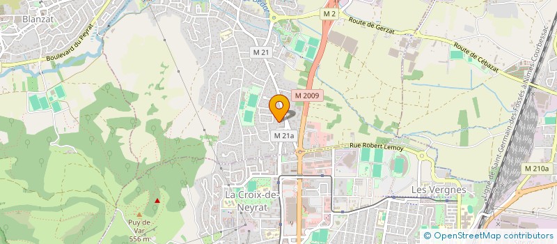 localisation de l'entreprise MONSIEUR ALIOU WAGNE  CEBAZAT