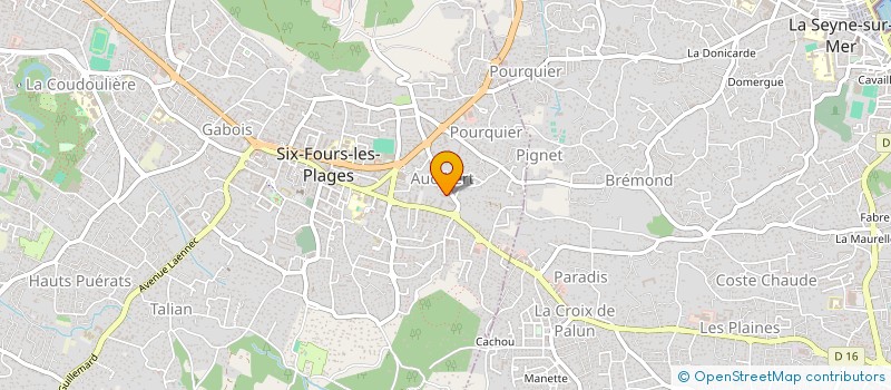 localisation de l'entreprise MONSIEUR ALIOUET SAAD à SIX-FOURS-LES-PLAGES