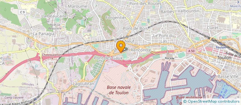 localisation de l'entreprise MONSIEUR ALIOUN FALL  TOULON