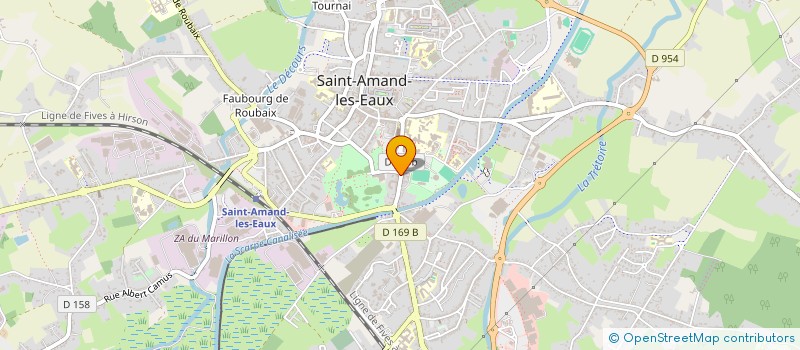 localisation de l'entreprise MONSIEUR ALIOUNE BADARA FAYE  SAINT-AMAND-LES-EAUX