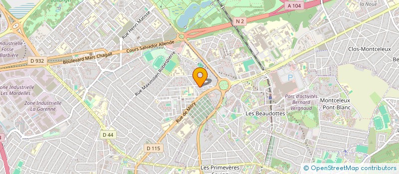 localisation de l'entreprise MONSIEUR ALIOUNE DIA à AULNAY-SOUS-BOIS