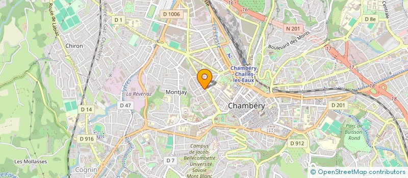 localisation de l'entreprise MONSIEUR ALIOUNE DIANE  CHAMBERY