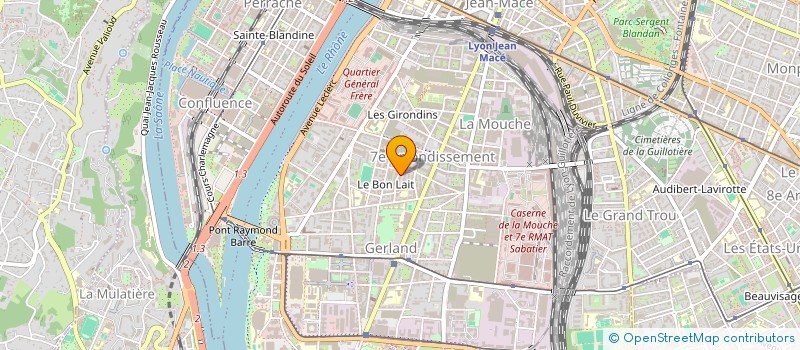 localisation de l'entreprise MONSIEUR ALIOUNE DIOP  LYON