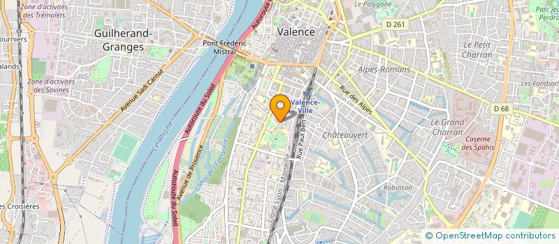 localisation de l'entreprise MONSIEUR ALIOUNE FALL  VALENCE