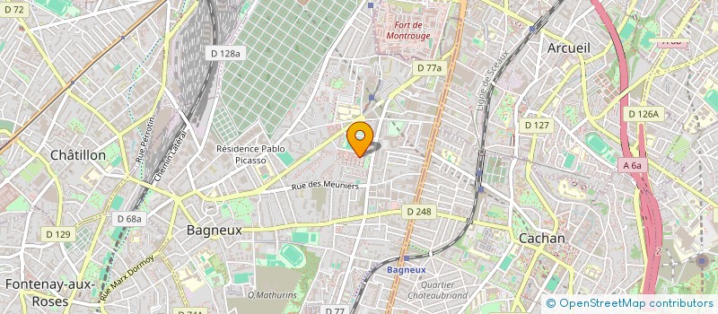 localisation de l'entreprise MONSIEUR ALIOUNE GADIO à BAGNEUX
