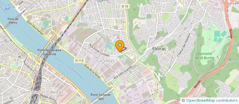 localisation de l'entreprise MONSIEUR ALIOUNE LY  BORDEAUX