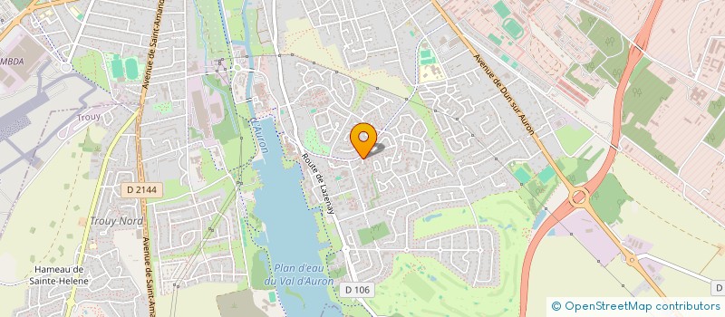 localisation de l'entreprise MONSIEUR ALIOUNE NDIAYE  BOURGES