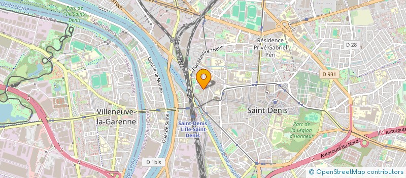 localisation de l'entreprise MONSIEUR ALIOUNE SENE  SAINT-DENIS