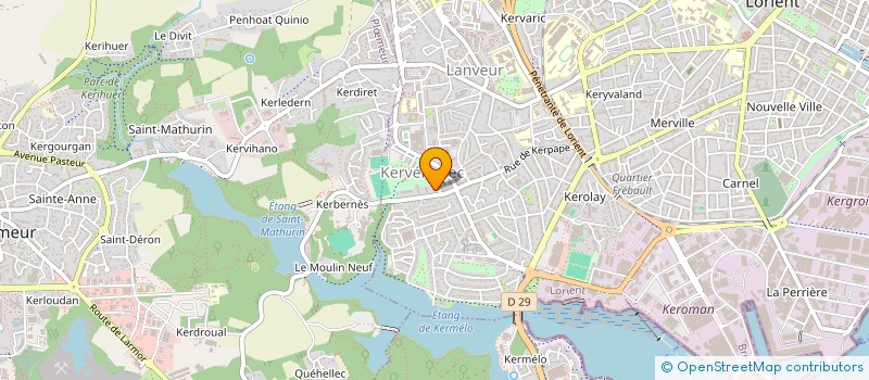 localisation de l'entreprise MONSIEUR ALIOUNE SOW  LORIENT