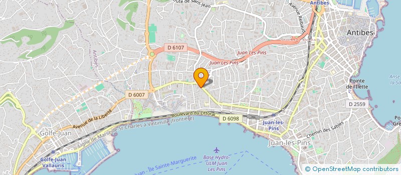 localisation de l'entreprise MONSIEUR ALIOUNE SY NDIAYE à ANTIBES