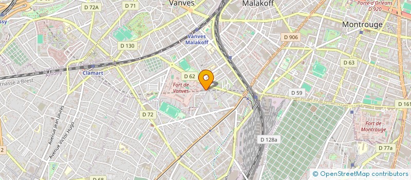 localisation de l'entreprise MONSIEUR ALIOUNE WAGUE à MALAKOFF
