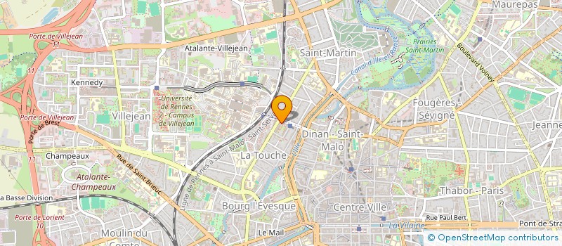 localisation de l'entreprise MONSIEUR ALIREZA JAFARI  RENNES