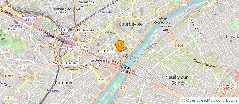 localisation de l'entreprise MONSIEUR ALIREZA SHAGHAGHI ZARGHAMI à COURBEVOIE