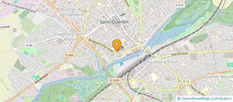 localisation de l'entreprise MONSIEUR ALIRIZA PAMUK  SAINT-QUENTIN