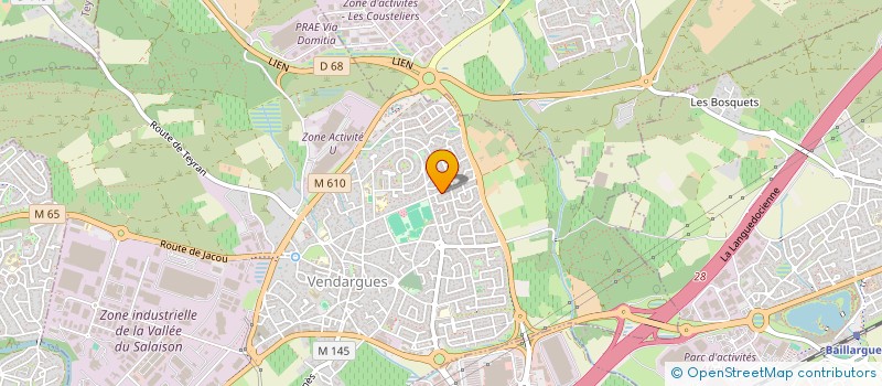 localisation de l'entreprise MONSIEUR ALIRIZA TEMURAK à VENDARGUES