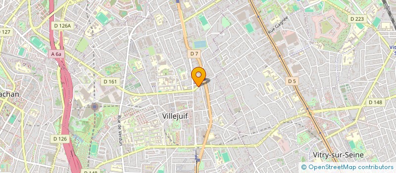 localisation de l'entreprise MONSIEUR ALISHANN BADOURALY  VILLEJUIF