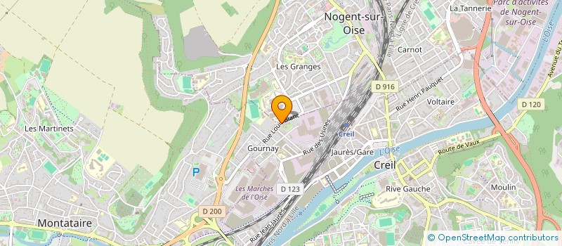 localisation de l'entreprise MONSIEUR ALISINA SAFDARI  CREIL