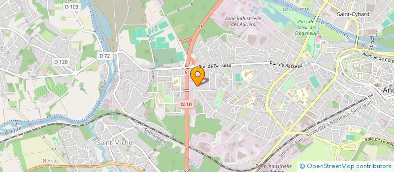 localisation de l'entreprise MONSIEUR ALISTAIR DENIS à ANGOULEME