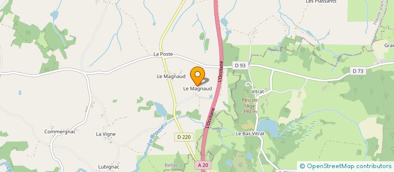 localisation de l'entreprise MONSIEUR ALISTER HIRST  ARNAC-LA-POSTE