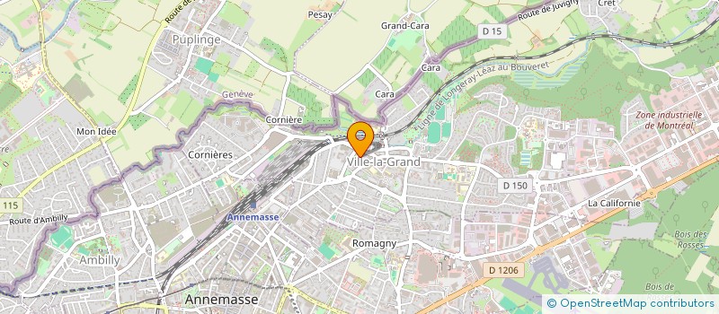 localisation de l'entreprise MONSIEUR ALIU B U A R O  VILLE-LA-GRAND