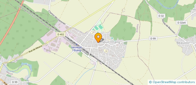 localisation de l'entreprise MONSIEUR ALIU BEKIM  VERNEUIL-L'ETANG