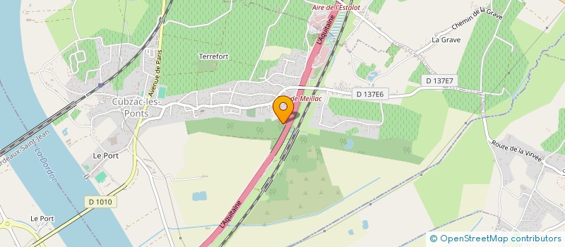 localisation de l'entreprise MONSIEUR ALIX AGERT  CUBZAC-LES-PONTS