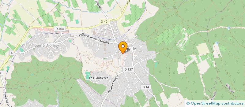 localisation de l'entreprise MONSIEUR ALIX ARNAUD  LANGLADE