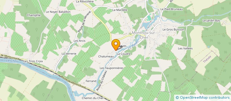 localisation de l'entreprise MONSIEUR ALIX BENITO  MONTHOU-SUR-CHER