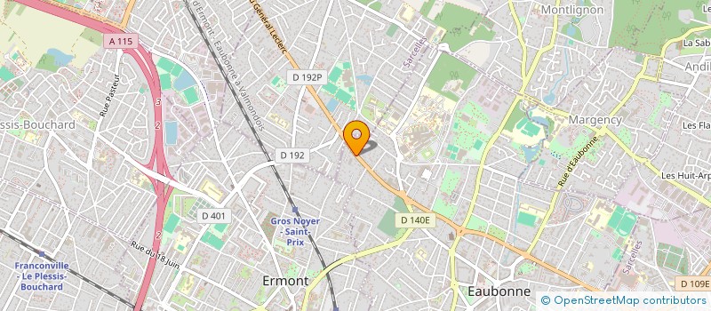 localisation de l'entreprise MONSIEUR ALIX BERARD à EAUBONNE