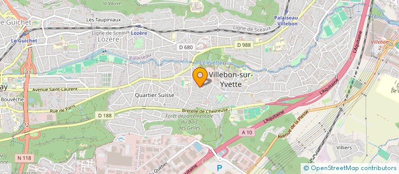 localisation de l'entreprise MONSIEUR ALIX BERTINETTI à VILLEBON-SUR-YVETTE