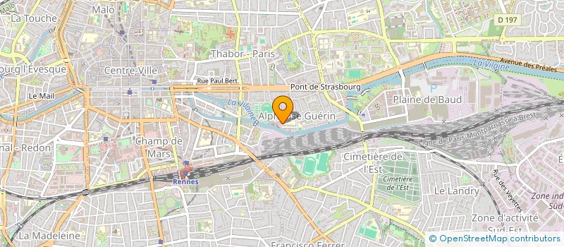 localisation de l'entreprise MONSIEUR ALIX BOCQUIER  RENNES