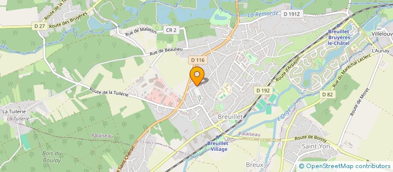 localisation de l'entreprise MONSIEUR ALIX BONSERGENT à BREUILLET