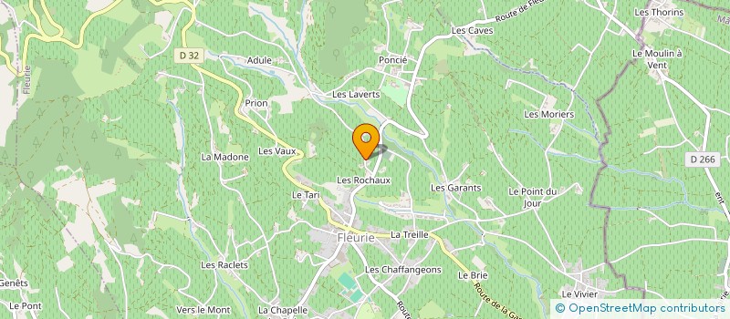 localisation de l'entreprise MONSIEUR ALIX D ALBON à FLEURIE