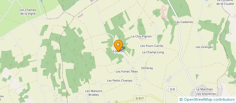 localisation de l'entreprise MONSIEUR ALIX DOSSISARD  TROO