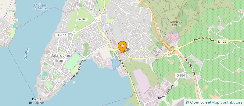 localisation de l'entreprise MONSIEUR ALIX DUHEM  BALARUC-LES-BAINS