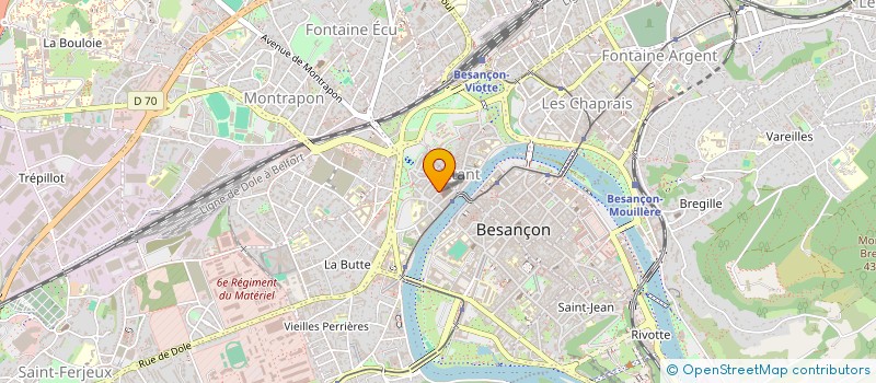 localisation de l'entreprise MONSIEUR ALIX FAIVRE  BESANCON