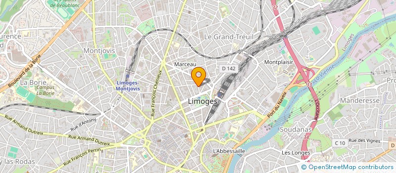localisation de l'entreprise MONSIEUR ALIX FORNIELES à LIMOGES