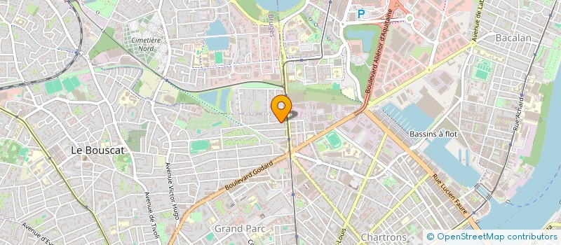 localisation de l'entreprise MONSIEUR ALIX GOURSAT  LE BOUSCAT