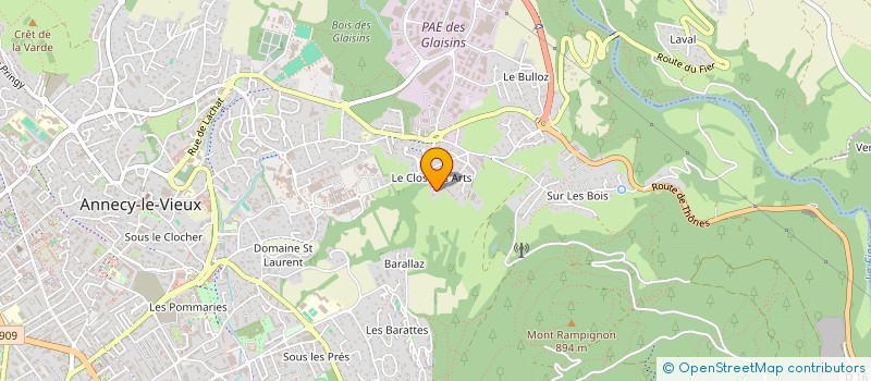 localisation de l'entreprise MONSIEUR ALIX GRADOS à ANNECY