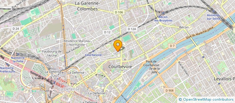 localisation de l'entreprise MONSIEUR ALIX GUIBERT à COURBEVOIE