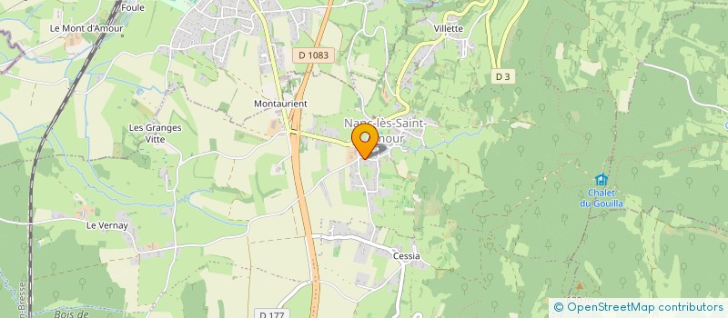 localisation de l'entreprise MONSIEUR ALIX GUYON  LES TROIS-CHATEAUX