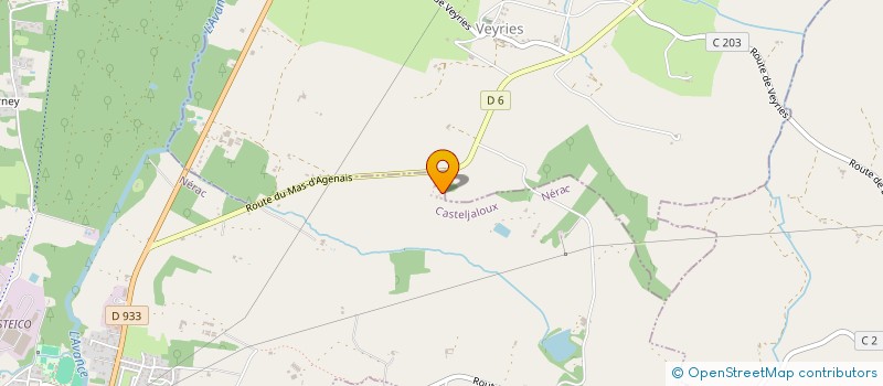 localisation de l'entreprise MONSIEUR ALIX HENRIOT  CASTELJALOUX