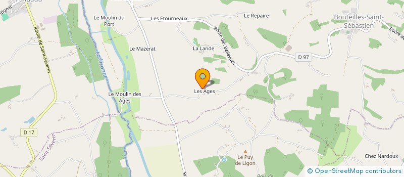 localisation de l'entreprise MONSIEUR ALIX JARRON  LA CHAPELLE-GRESIGNAC