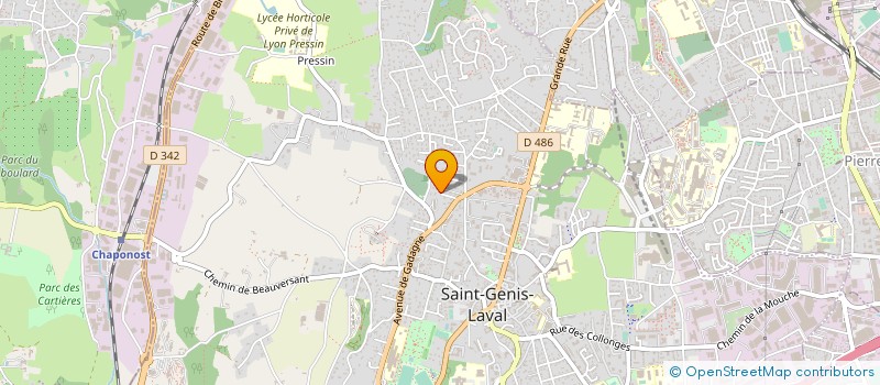 localisation de l'entreprise MONSIEUR ALIX JOSEPH à SAINT-GENIS-LAVAL
