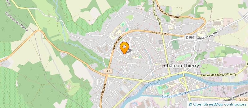 localisation de l'entreprise MONSIEUR ALIX LAGERSIE à CHATEAU-THIERRY