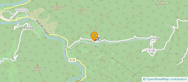 localisation de l'entreprise MONSIEUR ALIX MESLET  VIEUSSAN