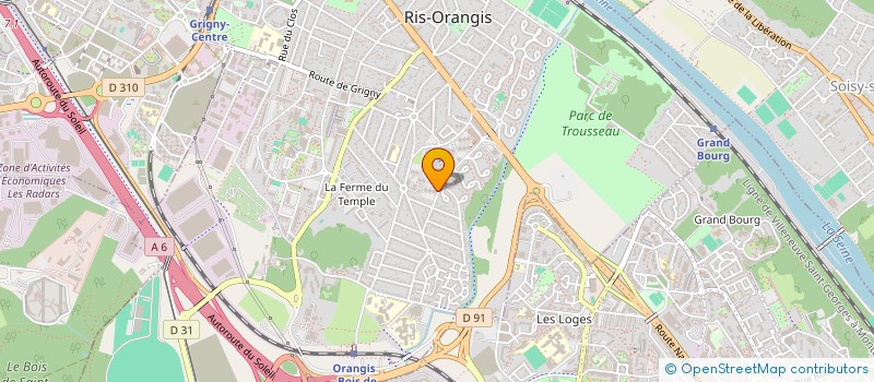 localisation de l'entreprise MONSIEUR ALIX NKUSU à RIS-ORANGIS