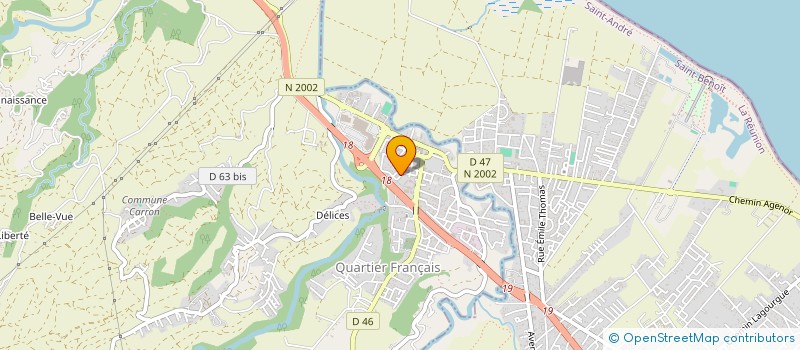 localisation de l'entreprise MONSIEUR ALIX POMPEE  SAINTE-SUZANNE